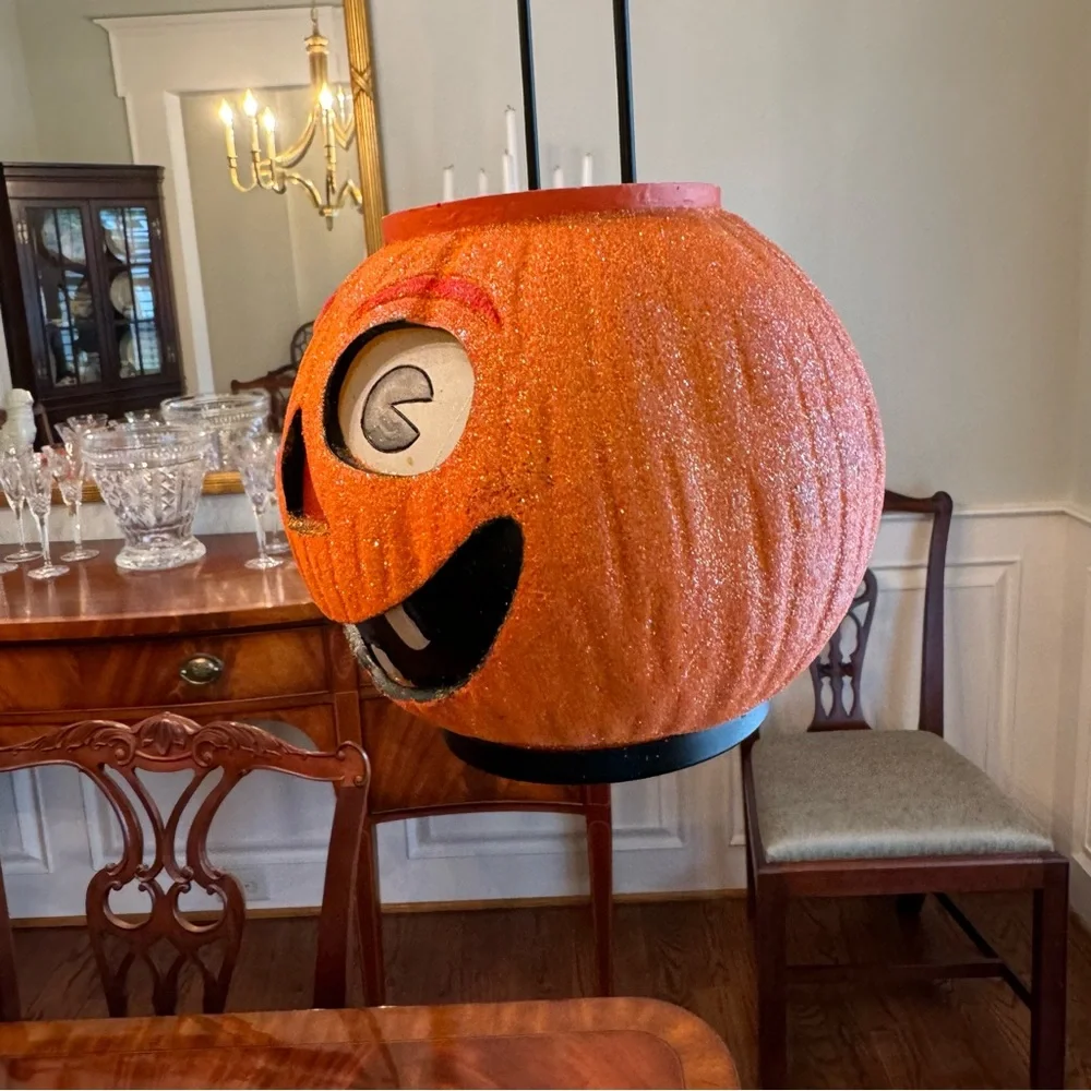 Vintage Illuminations Pumpkin Votive Lantern Halloween